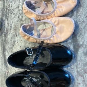 Revolution Dancewear tap and ballet shoes